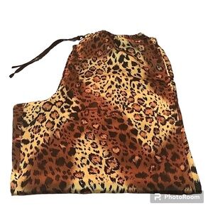 Jaclyn Smith Intimates Leopard Print Sleepwear Pants Size M